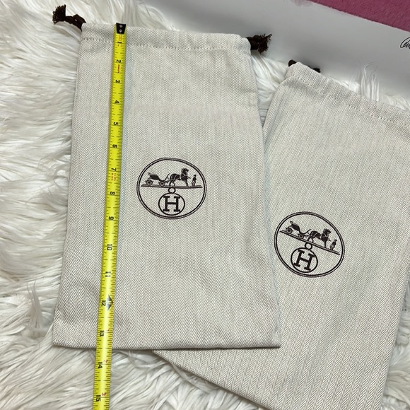 100% Authentic BRAND NEW 2 HERMÈS DUST BAG - Picture 8 of 9